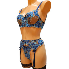 Sexy Lace Lingerie Set 3 Piece