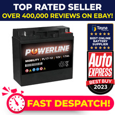 PL17-12 Powerline Mobility Battery 12V 17Ah