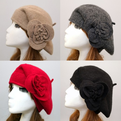 Woolen felt beret painter cap - beret,