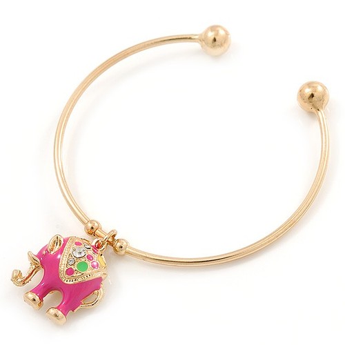 Gold tone slip cuff - tone,