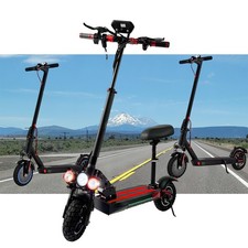 Electric Scooters For Adult LED Foldable 8.5" E Scooter 25km/h 250W 20KM Black