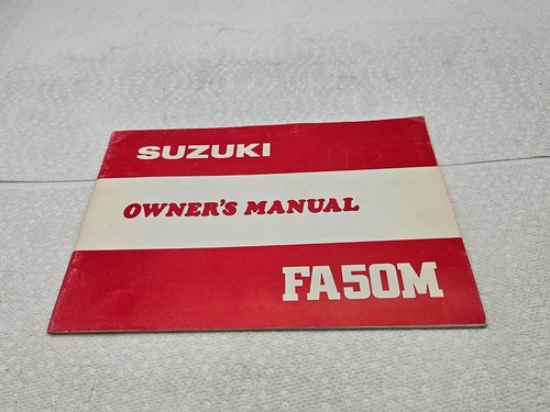1981 suzuki fa50m owner - 1981,