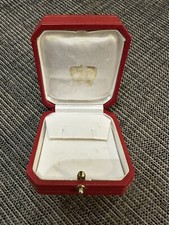Cartier Vintage Genuine Earrings Jewellery Presentation  Box