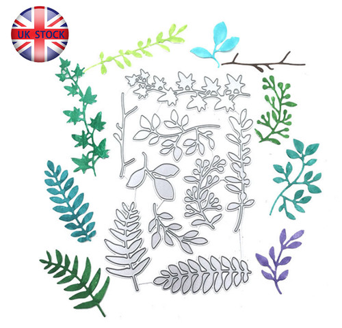 9pcs leaves metal - metal, cutting