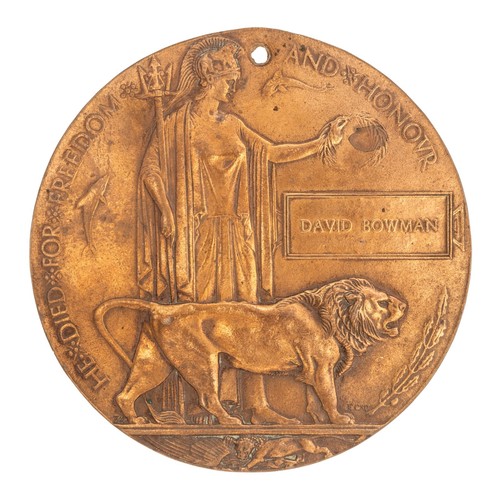 Ww1 memorial plaque david - ww1,