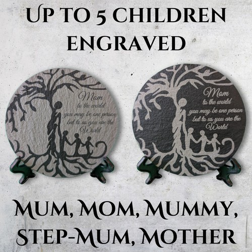 Personalised mummy plaque gift - personalised,