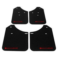 Rally Armor Basic Mud flaps Black / Red Logo For Subaru Impreza WRX/STI 02-07