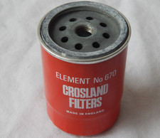 Ex Military Vehicle Crosland Oil Filter Element No 670 [D4B]
