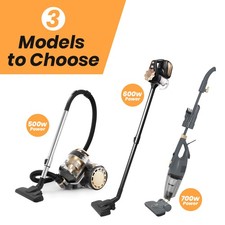 SUPERLEX Vacuum Cleaner Handheld Stick Hoover Strong Suction Corded Vac Powerful