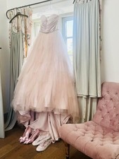 Sophia & Camilla Blush Wedding Dress UK Size 10