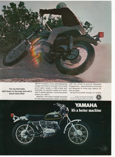 Vintage yamaha 360 enduro - yamaha,