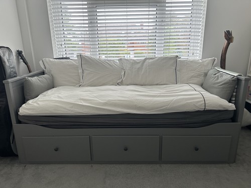 Grey framed ikea hemnes - ikea,