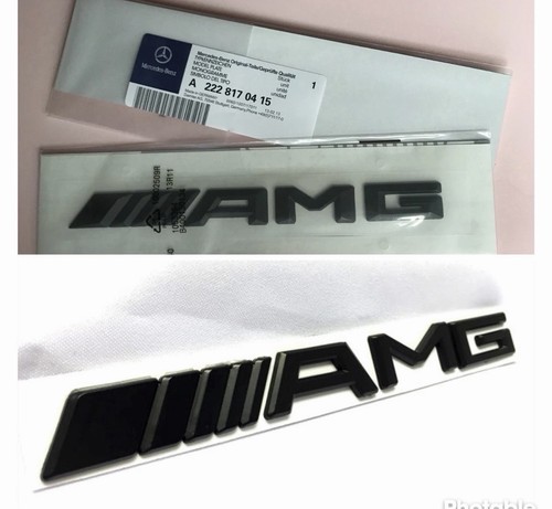 Genuine mercedes amg - amg, matte