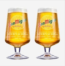 2 X San Miguel Chalice Pint