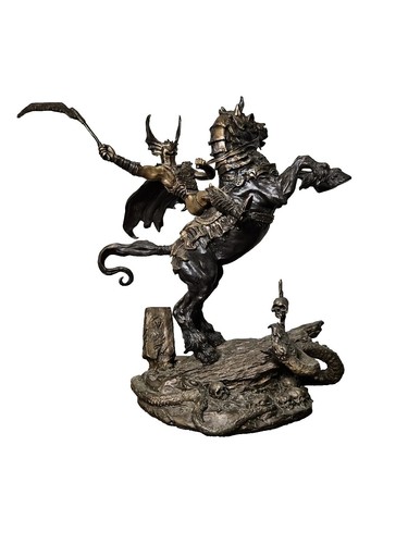 Brom bronze statue franklin - statue,