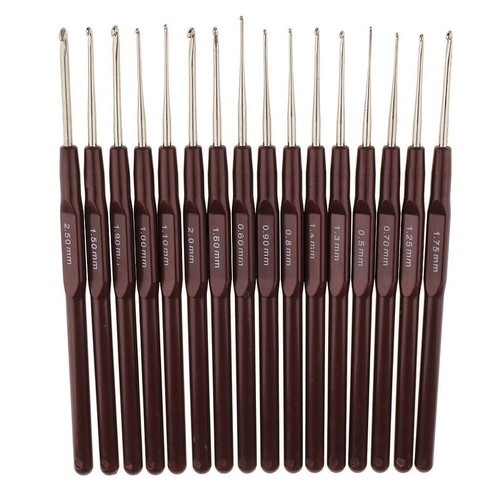 16pcs ergonomic crochet hooks - ergonomic,