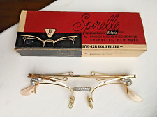 Vintage 1950s Bausch & Lomb Spirelle Spectacle Frames NOS Never been Used