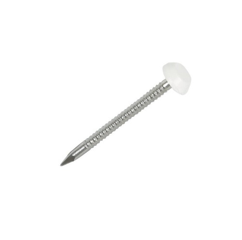 White plastic poly - poly, fascia