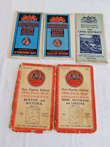 Vintage map bundle