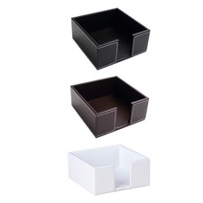 PU Leather Square Cocktail Napkin Holder Tissue Box Paper Serviette Dispenser Ba