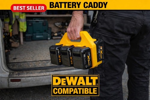 Dewalt battery caddy holder - 6x,