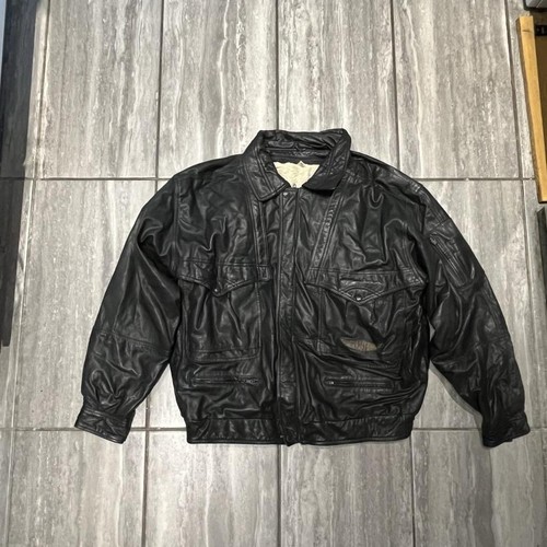 Men vintage black wool - vintage,