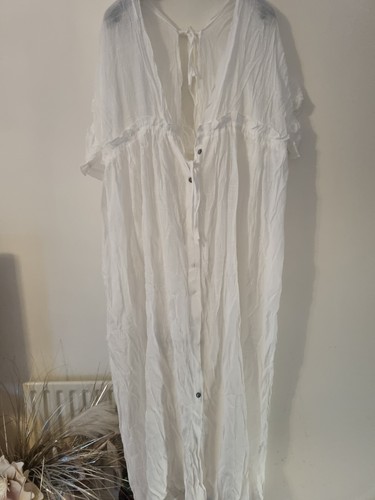 Women white maxi dress - women's,