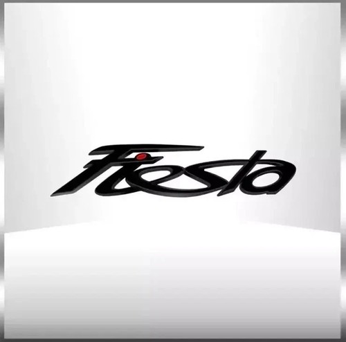 Gloss black fiesta lettering - gloss,