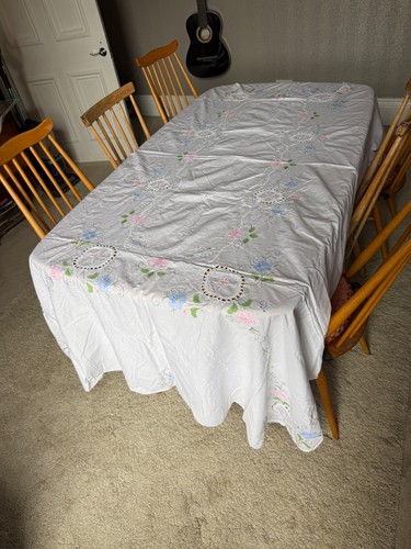 Large vintage floral appliqué - vintage,