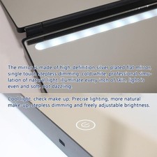 Trifold Mirror LED Makeup