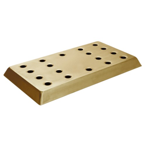 Stainless steel brass bar drip - steel/brass,