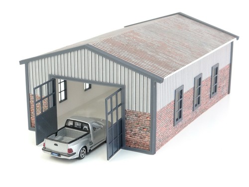 Scale garage building - 1:43,