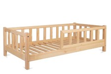 Vintage pine leo cot bed - pine, with