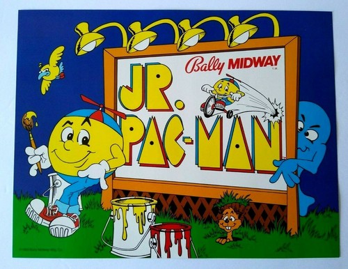 Pac man arcade flyer - jr,
