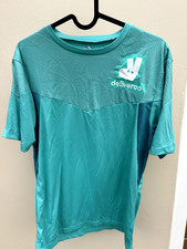 Deliveroo Uniform T-Shirt and Driver Jacket, Reflective, Size Medium (M) - New