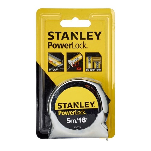 Stanley powerlock tape - 5m,