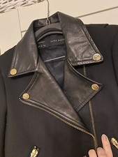 Zara Biker Coat -Size M