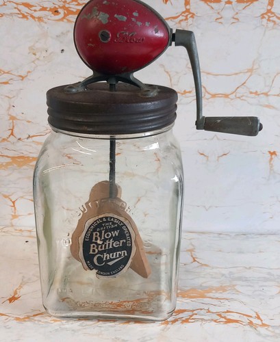 Vintage blow butter churn - vintage,