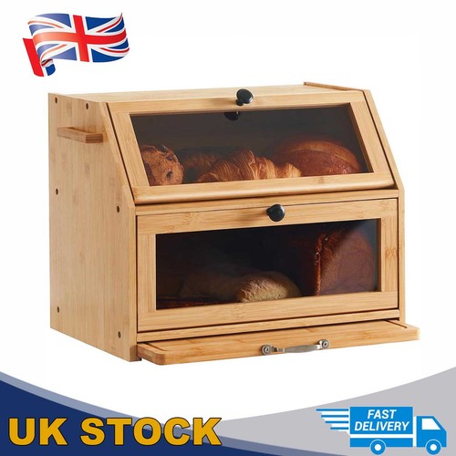 Natural bamboo tier - 2-tier, bread