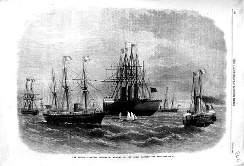 Old antique print - antique, french
