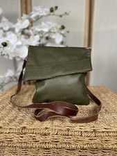 Owen Barry khaki leather small