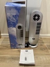FAN MINI TOWER IB WITH IONISER & SLEEP TIMER 44cm 3-SPEED PREM-I-AIR SILVER