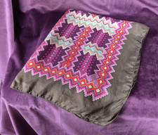 Vintage Liberty Of London 1970s Silk Geometric Scarf
