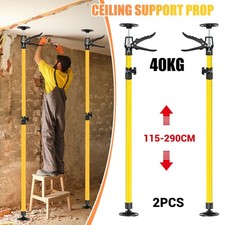 2X 115-290CM Adjustable Drywall Plasterboard Builder Ceiling Easy Support Props