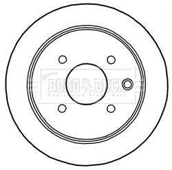Borg beck rear - axle, brake