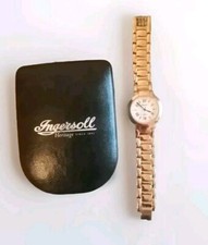 Ingersoll Heritage Mens Watch IE0003 FJ 50M Stainless Steel gold finish