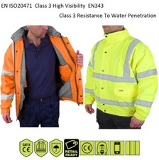 Hi Viz Bomber Jacket Fleece