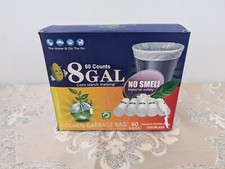 OKKEAI 30 Liter Biodegradable Kitchen Trash Bags - Thicker 0.98 MIL Recycling Ba