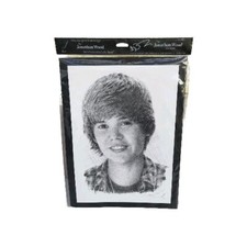 Justin Bieber Print Original Pencil Drawing/Sketch by Jonathan Wood Sealed 18"