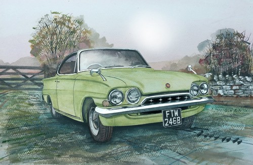 Ford consul capri - consul, 1960's